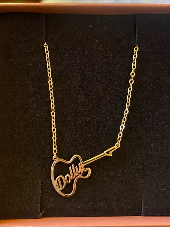 Jewelry - For the Dolly lover or your name is Dolly too minimalist guitar necklace